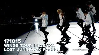[171015 wings tour in osaka 방탄소년단 #정국 직캠] LOST (JUNGKOOK FOCUS) / BTS JUNGKOOK