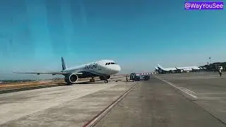 Why can&rsquo;t aeroplanes reverse themselves ? Watch a pushback truck moving massive 400 tons plane ✈️😳😳