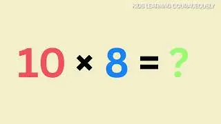 TEN TIMES MULTIPLICATION TABLE FOR KIDS || BASIC MATH