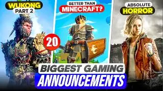 Wukong Part 2, New Game Like Minecraft,  RE Requiem | 20 New Gaming Announcements | Gamesom ONL 2025
