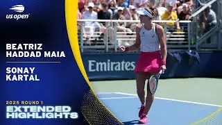 Beatriz Haddad Maia vs. Sonay Kartal Extended Highlights | 2025 US Open Round 1