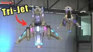 FUTURISTIC Tri-Jet S-91X Pegasus TRIO Gravity Defying Flight Demonstration