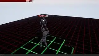 Unreal Action Project. Update: New Combo System Hit Reaction Demo  (with GameplayAbility System)
