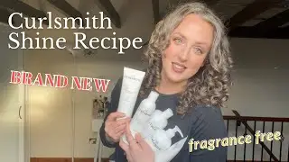 *NEW Curlsmith Shine Recipe*  First Impressions and Brush Styling Tutorial