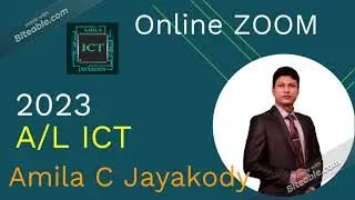 2023 AL ICT Online Class | Amila C Jayakody