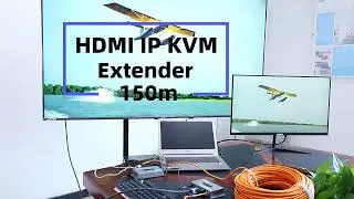 HDMI ip kvm extender 150m #hdmi #hdmiextender #extender