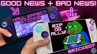 ОГРОМНЫЕ НОВОСТИ ОТ ROG ALLY! Белый экран из-за обновления? Усилок JSAUX? Стики с эффектом Холла? #rogally #allyx