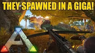THEY SPAWNED IN A GIGA (+ NEW ANTI-GRIEFER BASE!) - Ark Survival Evolved