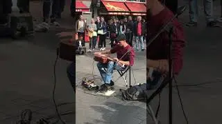 Horizontal Guitar Playing Pt4 #Shorts