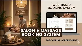 booking system for salon, massage services or handyman maintenance  services