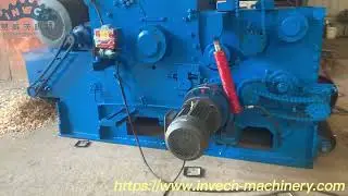 Mulch Wood Chips Making Machine Drum Wood Chipper