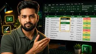 Advanced Excel Tutorials | Dropdown with Conditional Formatting in Excel | Advanced Excel Tricks
