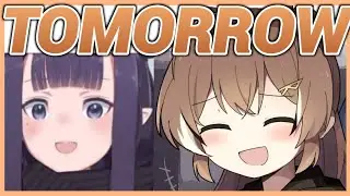 Mumei can't stop laughing while react to Ina's 