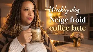 Weekly vlog Neige et froid cours a la maison et perturbation....