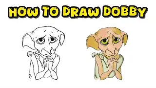How to Draw Dobby from Harry Potter &ndash; House-elf Character Tutorial