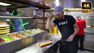 Roast beef pizza | Dreamland Restaurant | Iranian Street food