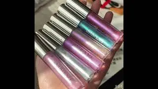 Otara Cosmetic | Glitter Liquid Lipsticks Set, 6 color Diamond Shimmer Metallic Lipstick