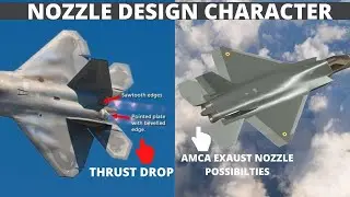 AMCA Thrust vector Option | F-22 rectangular thrust vector Advantages/Disadvantages |