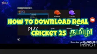 How to download real cricket 25 patch!applying process tamil!Simple method!