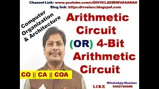 Arithmetic Circuit || 4 Bit Arithmetic Circuit || Arithmetic Microoperations || Microoperations ||