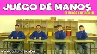 Videos musicales para ni&ntilde;os con juegos de manos ritmicos en grupo