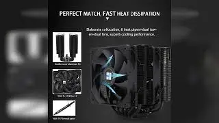 Review: Thermalright Peerless Assassin 120 Black CPU Air Cooler, 6 Heat Pipes,TL-C12B PWM Fan,...