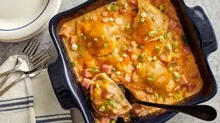 Ham and Cheddar Pierogi Bake | Betty Crocker Recipe