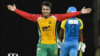 rashid khan Hat trick CPL 2017