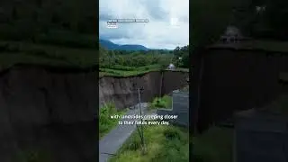 Sinkhole Cuts Straight Through Farmland