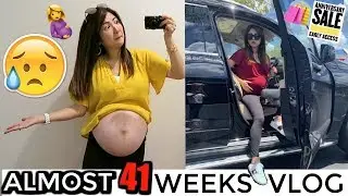 PAIN IS REAL🤰🏻STILL PREG VLOG | ALMOST 41 WEEKS 😳| NORDSTROM SALE Picks | CHARIS ❤️