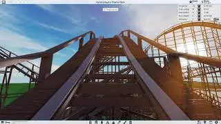 Fast Paced Wooden Coaster Roblox TPT2 POV