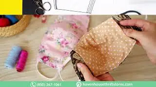 How to Craft DIY Face Masks Using Fabric Thrift Store Finds
