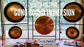 Winter Solstice gong sound immersion