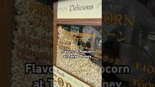 Tokyo Disney Resort has the best popcorn! #shorts