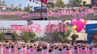 Mars drill ￼good shepherd School Bagdogra 🏫 Annual sports meet 2025-2026💖 part1