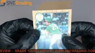 SNC Grading:1987 TOPPS MARK MCGWIRE #366 ROOKIE CARD REVIEW(1991029781030)