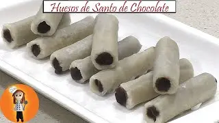 Huesos de Santo rellenos de Chocolate | Receta de Cocina en Familia