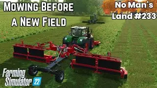 FS22🚜 Cutting Edge: Massive Grass Harvest with Krone D966 and Fendt 1050 🚜No Mans Land #233