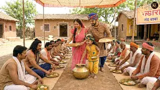 गोकुल में भंडारा: बाल कान्हा, यशोदा मैया और नंद बाबा || यशोमती मईया के नंदलाला || Shre Krishan leela