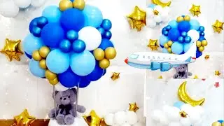 Hot Air balloon decoration ideas | Diy Teddy bear Hot air balloon decoration | hot air balloon diy