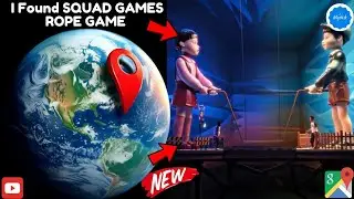 I Found Squad Games Rope game in real life! On Google Maps and Google Earth 🌎