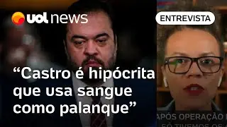 Cláudio Castro mede sucesso de operação com corpos e usa sangue como palanque, diz Cecília Olliveira