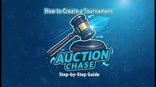 4 Essential Tips to Create a Tournament FAST | Auction Chase