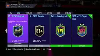 85-90 TOTS Upgrade Pack SBC FIFA 21
