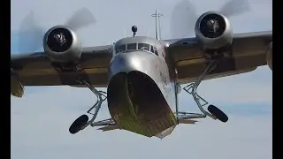 Tri-State Warbird Museum Grumman Hu-16 Albatross Early Fall Flight Ops.