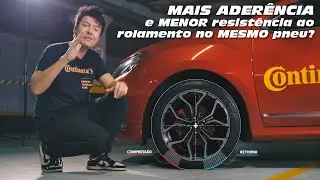 Pneus: MAIS ADERÊNCIA com MENOR resistência ao rolamento? Impossível... só que não