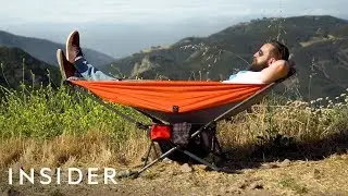 Portable Hammock Doesn't Need Trees