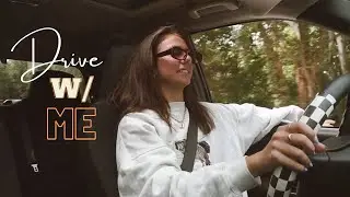 Drive with Me | Vlog: watching sunset + sleeping outside!