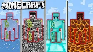 Make GOLEMS From ANY BLOCK in Minecraft!