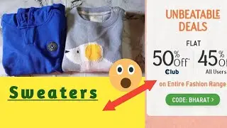 Firstcry Latest Winter Wear Haul !! Branded Sweaters from Firstcry
